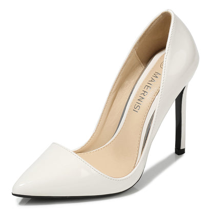 Ladies Pointed Toe Shallow Stiletto Heel Pumps