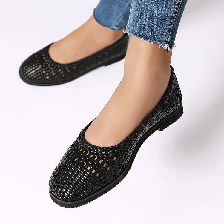 Women's Weave Mesh Ballet Flats