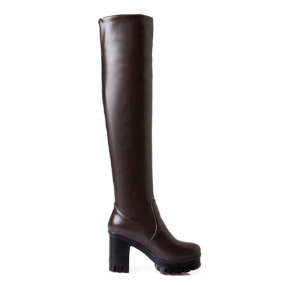 Ladies High Heel Over the Knee High Boots