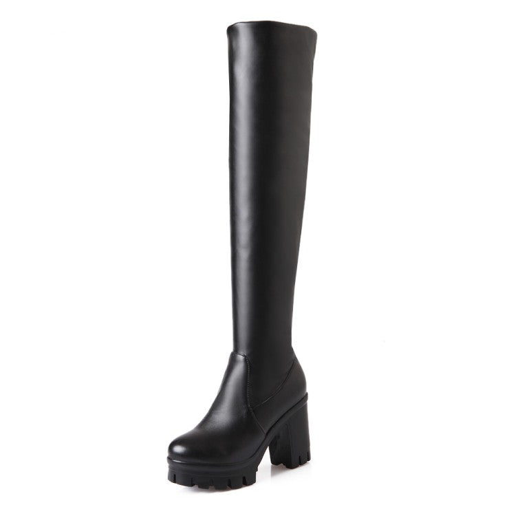 Ladies High Heel Over the Knee High Boots