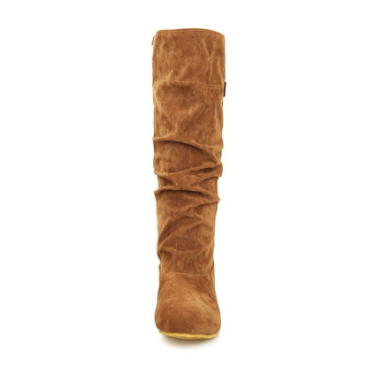 Flock Inside Heighten Mid Calf Boots for Women