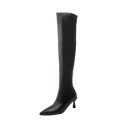 Pointed Toe High Heel Over-the-Knee Boots for Women