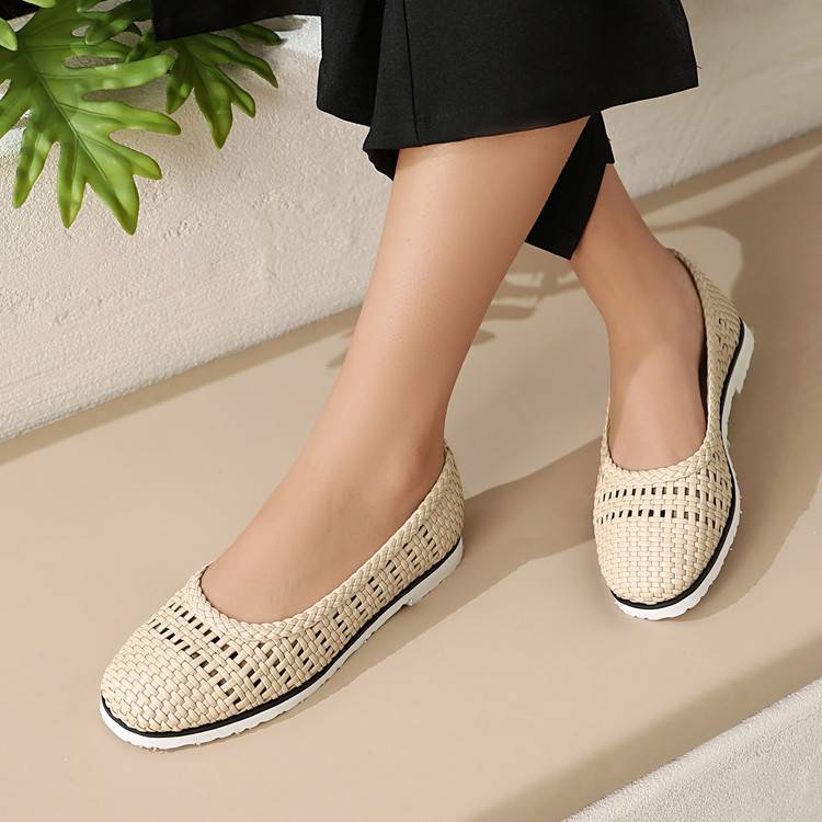 Women's Weave Mesh Ballet Flats