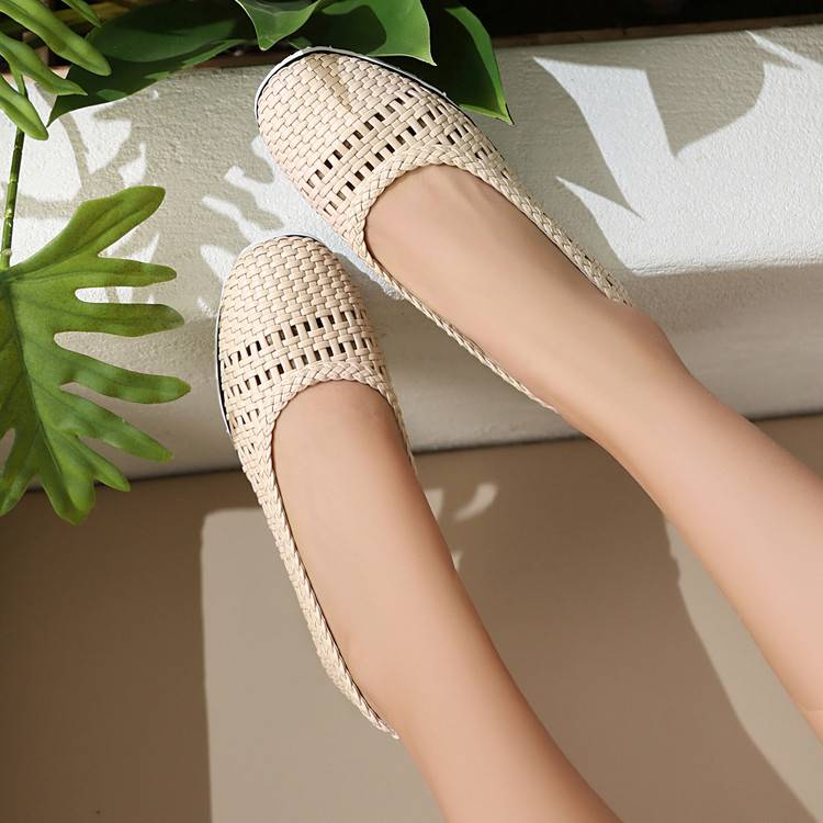 Women's Weave Mesh Ballet Flats