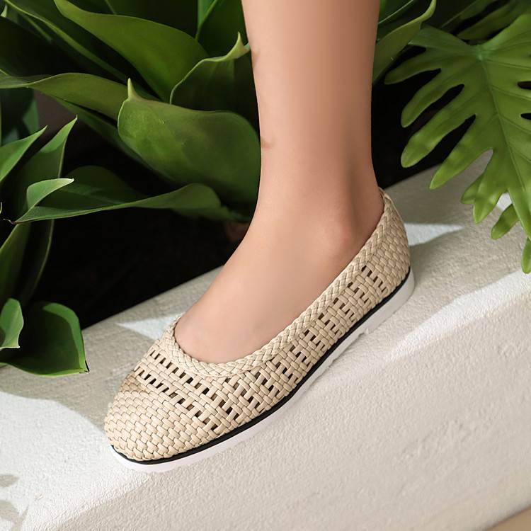Women's Weave Mesh Ballet Flats