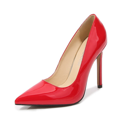 Ladies Pointed Toe Shallow Stiletto Heel Pumps