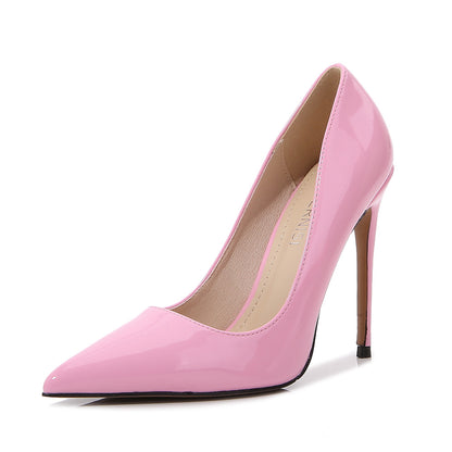 Ladies Pointed Toe Shallow Stiletto Heel Pumps