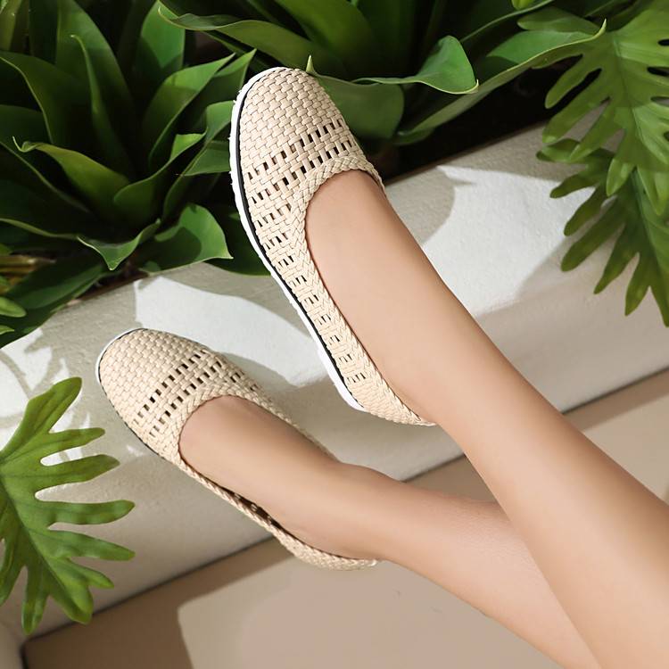 Women's Weave Mesh Ballet Flats