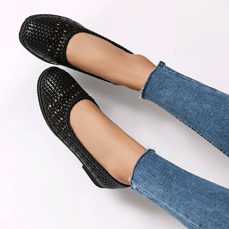 Women's Weave Mesh Ballet Flats