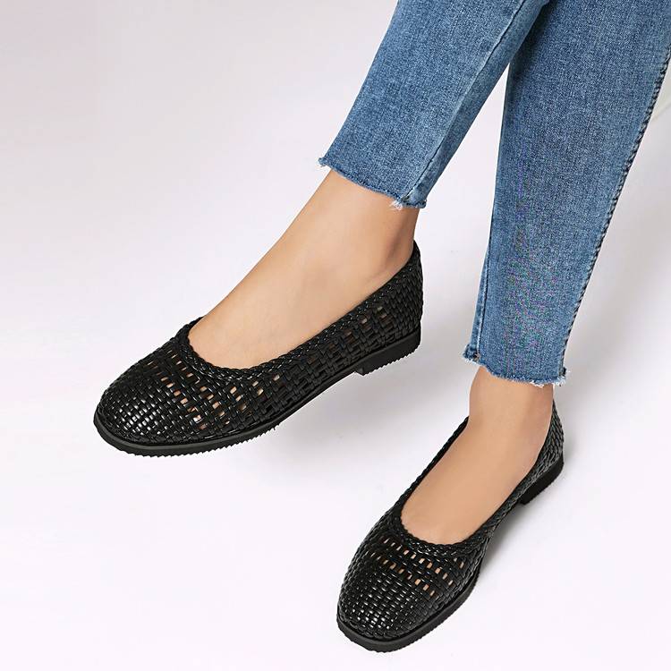Women's Weave Mesh Ballet Flats