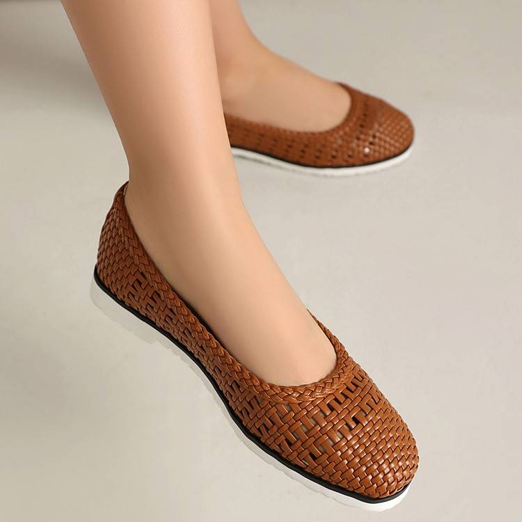 Women's Weave Mesh Ballet Flats