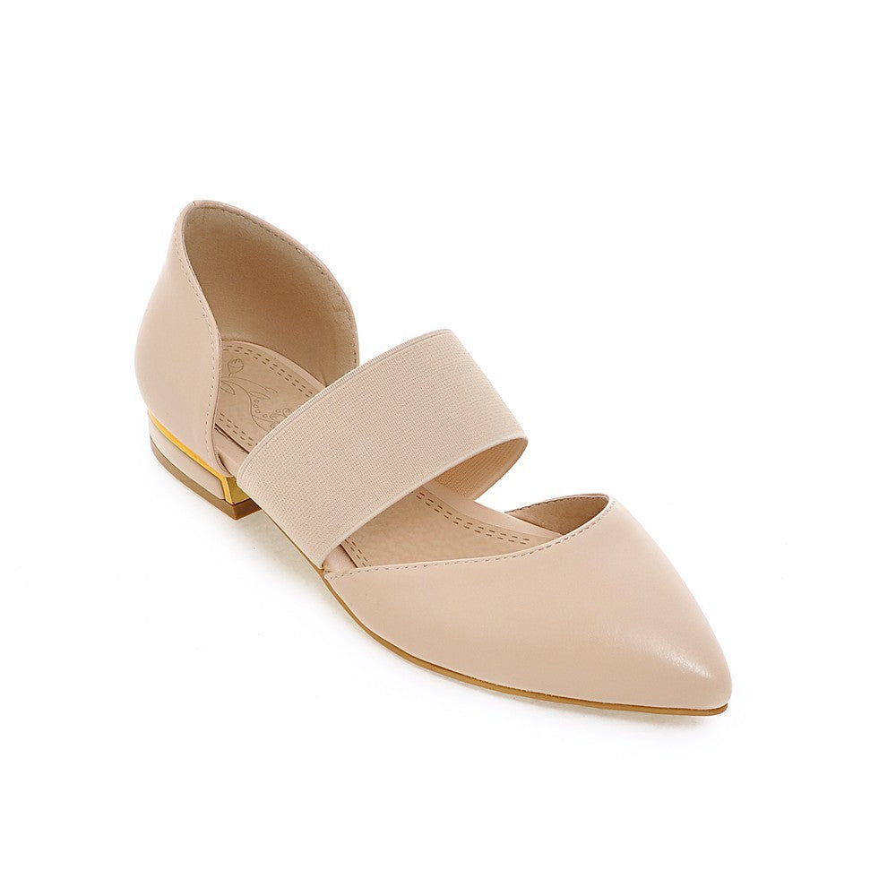 Pointed Toe Women Sandals Flats Shoes