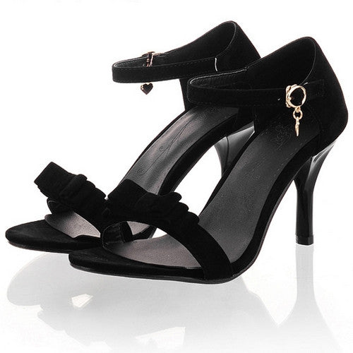 Bowtie Sandals Women Ankle Straps Pumps High Heels Shoes Woman