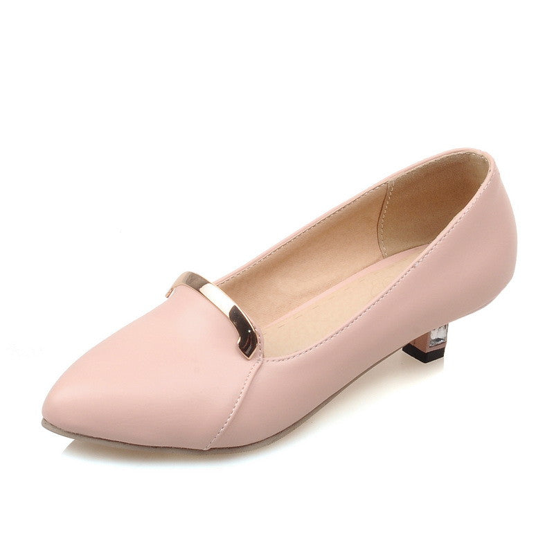 Pointed Toe Women Pumps Dress Shoes Plus Size