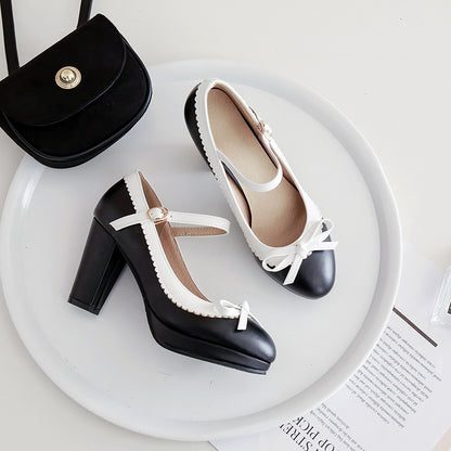 Bowtiel High Heel Platform Pumps