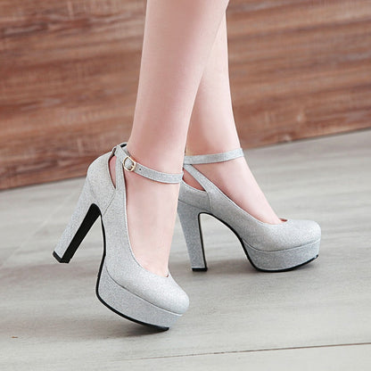 Super High Heel Women Platform Pumps Wedding Shoes