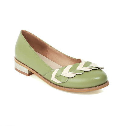 Women Love-shaped Flats Pumps Shoes