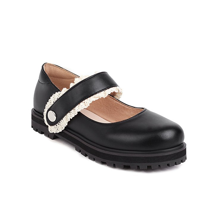 Women Lolita Flats Mary Jane Shoes