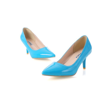 Women High Heel Stiletto Pumps Jelly Shoes