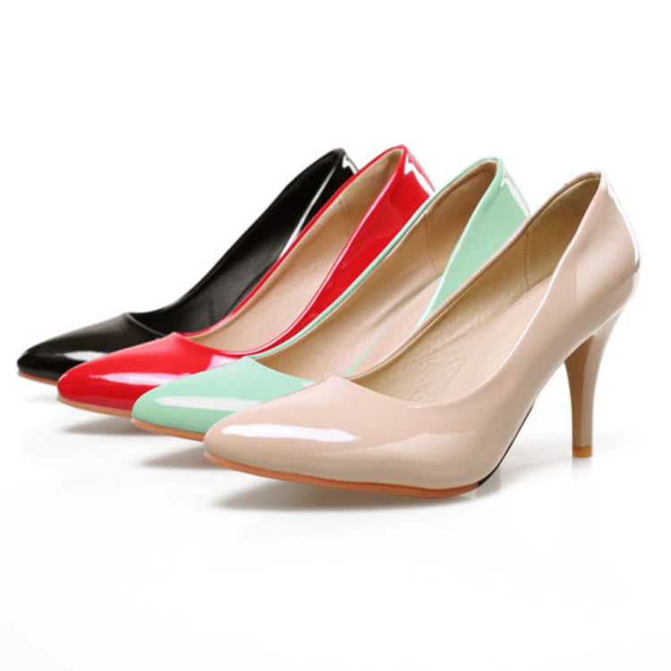 Women's Patent Leather High Heels Stiletto Pumps