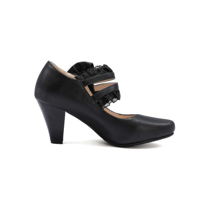 Women Bwotie Mary Jane Block Heels Pumps