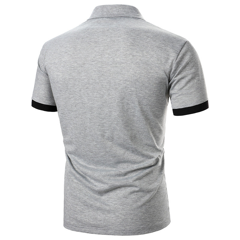 Men's Short Sleeve Solid Color Casual Shirts