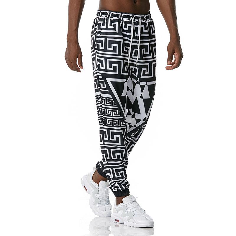Men's 3D Royal Style Retro Printing Casual Sports Jogger Pants