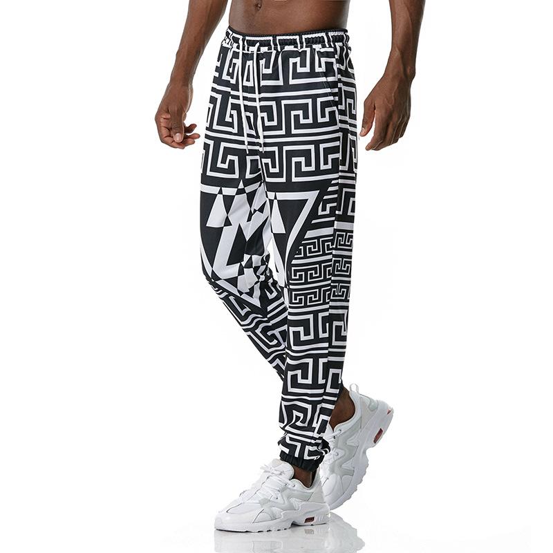 Men's 3D Royal Style Retro Printing Casual Sports Jogger Pants