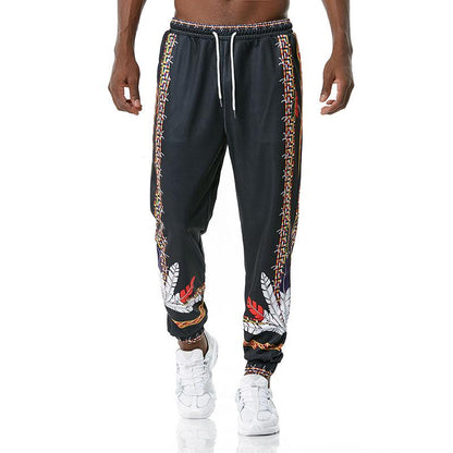 Men's 3D Royal Style Chain Retro Printing Casual Sports Jogger Pants