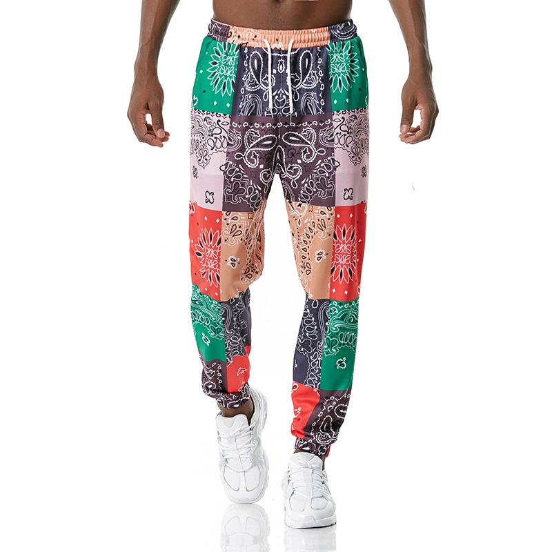 Men's 3D Retro Printing Casual Sports Jogger Pants