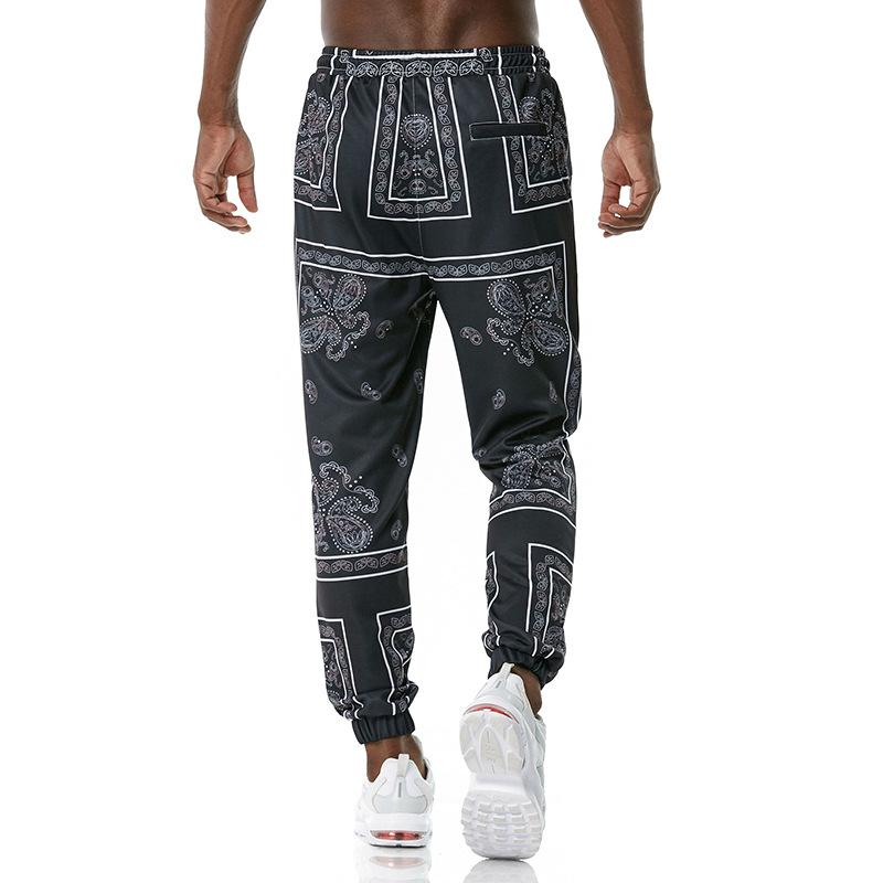 Men's 3D Retro Printing Casual Sports Jogger Pants