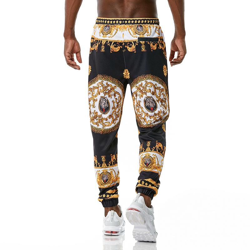 Men's 3D Royal Style Retro Printing Casual Sports Jogger Pants