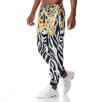 Men's 3D Royal Style Retro Printing Casual Sports Jogger Pants