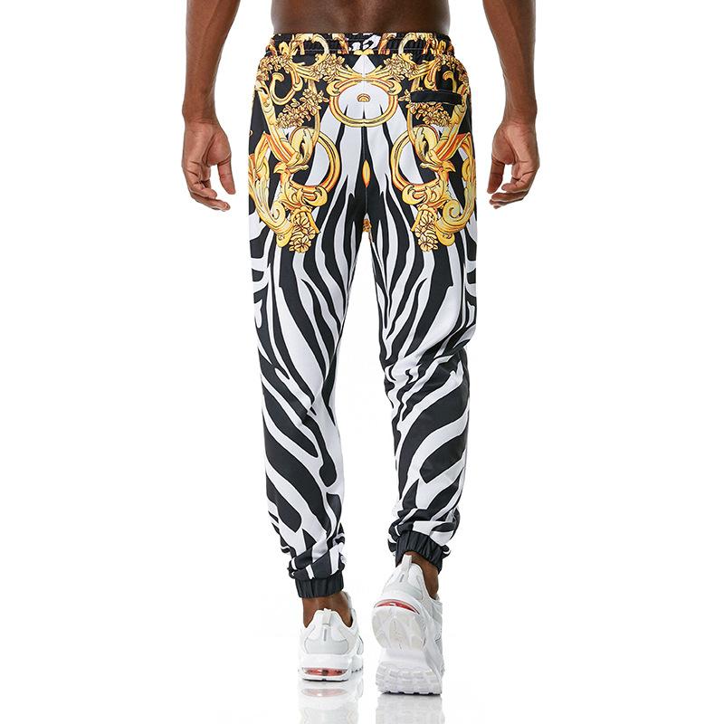 Men's 3D Royal Style Retro Printing Casual Sports Jogger Pants