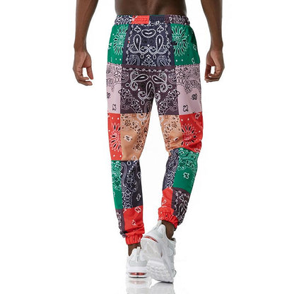 Men's 3D Retro Printing Casual Sports Jogger Pants