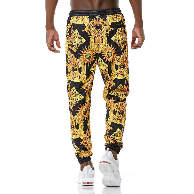 Men's 3D Royal Style Retro Printing Casual Sports Jogger Pants