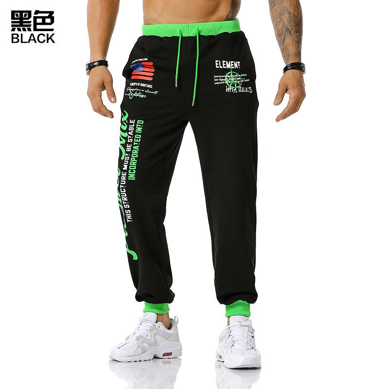 Men's National Flag Printing Out Door Sports Workout Football Training Jogger Pants