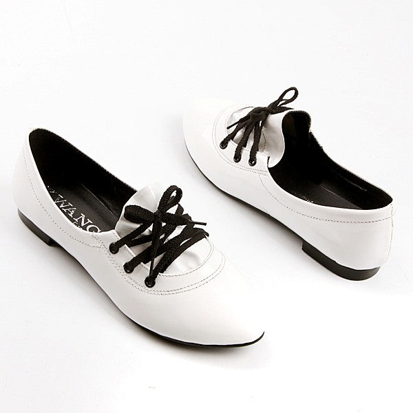 Women Patent Leather Flats Shoes