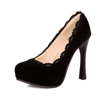 Women High Heel Platform Pumps