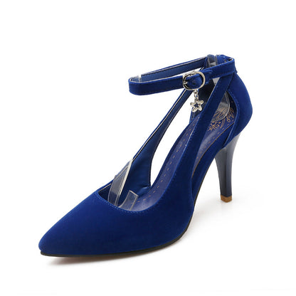 Women Ankle Strap High Heel Pumps