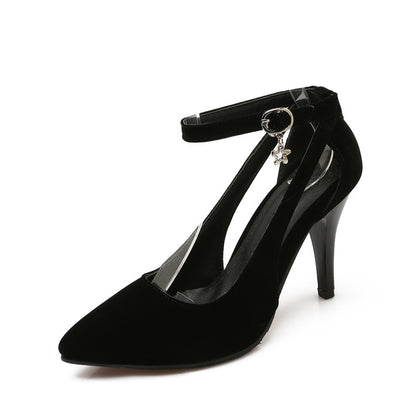 Women Ankle Strap High Heel Pumps