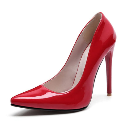 Women's Patent Leather High Heels Stiletto Pumps