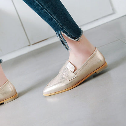 Women Pointed Toe Pumps Flats Shoes