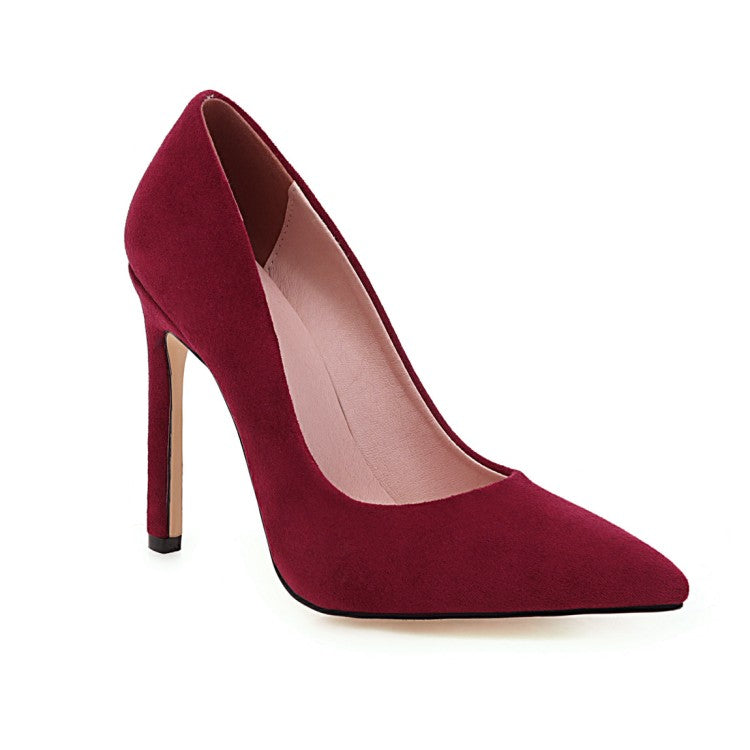 Women Pointed Dress Shoes High Heel Pumps