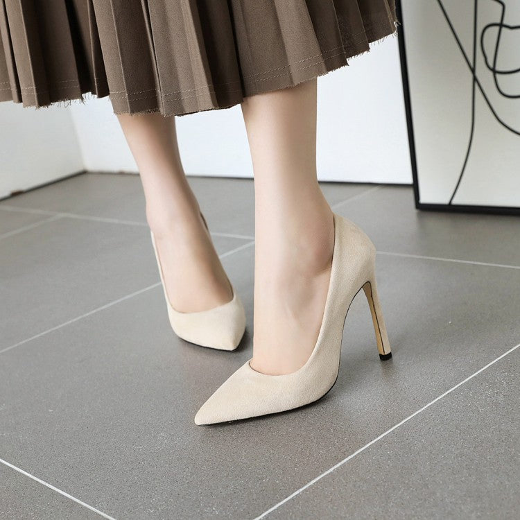 Women Pointed Dress Shoes High Heel Pumps