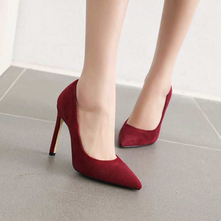 Women Pointed Dress Shoes High Heel Pumps