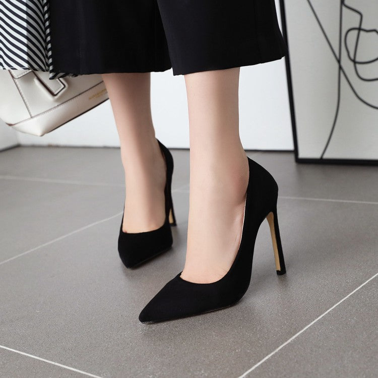 Women Pointed Dress Shoes High Heel Pumps