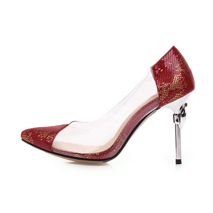 Women Transparent High Heel Pumps