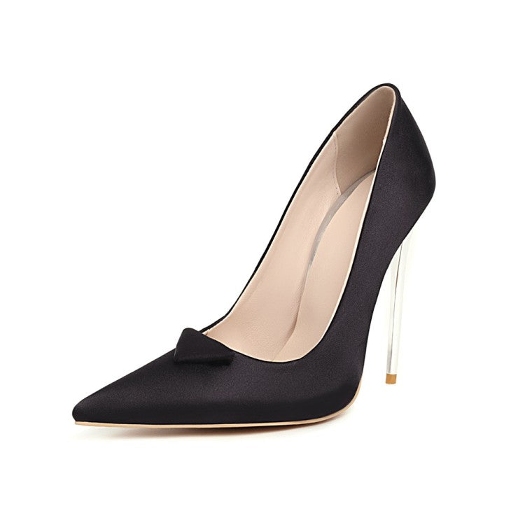 Women Pointed Toe High Heel Wedding Pumps