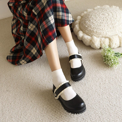 Women Lolita Flats Mary Jane Shoes